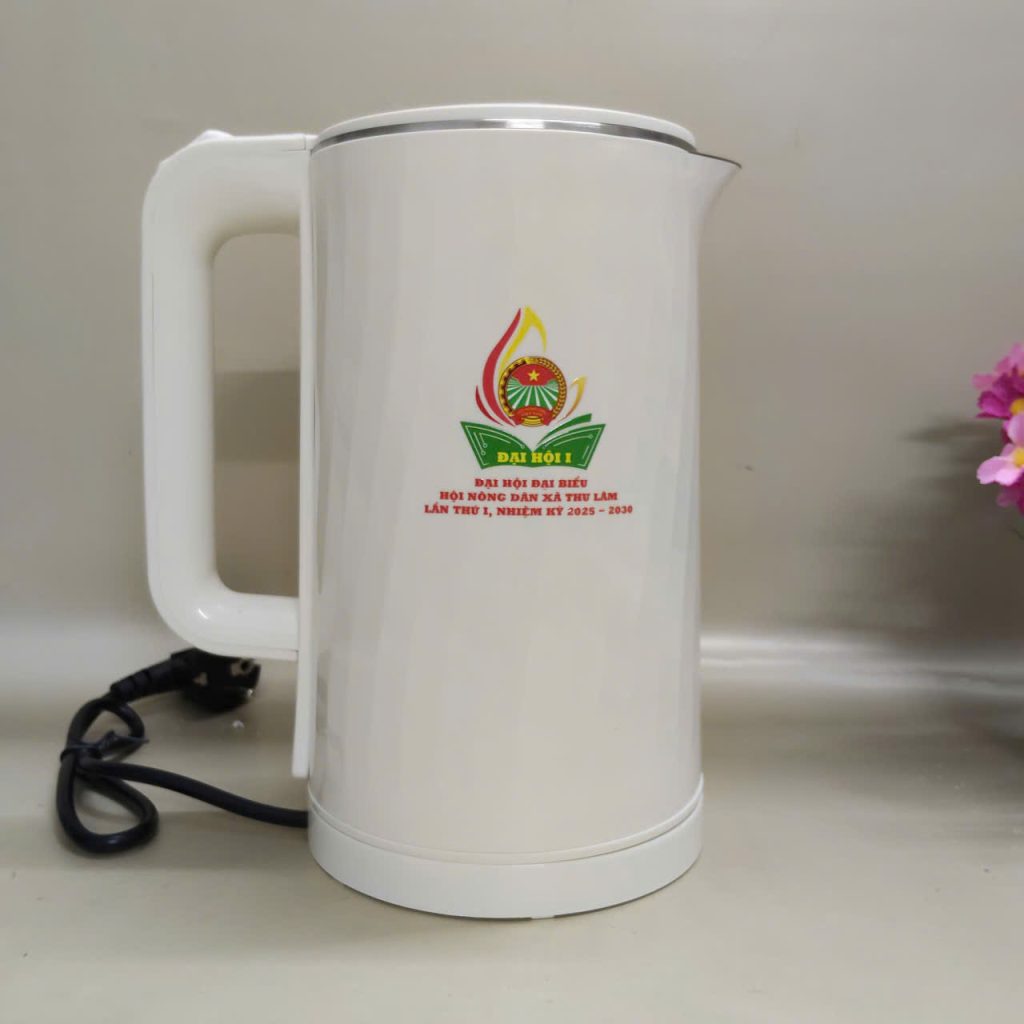 ấm siêu tốc in logo quà tặng đại hội nông dân