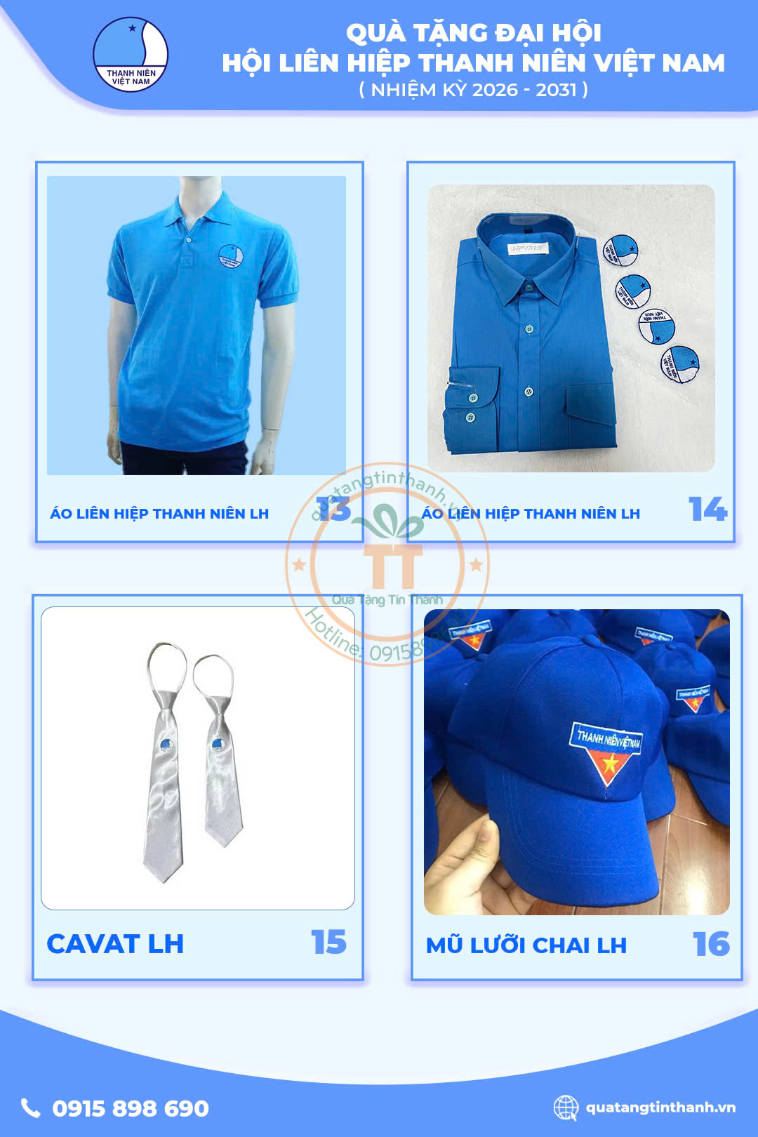 quà tặng đại hội đoàn
