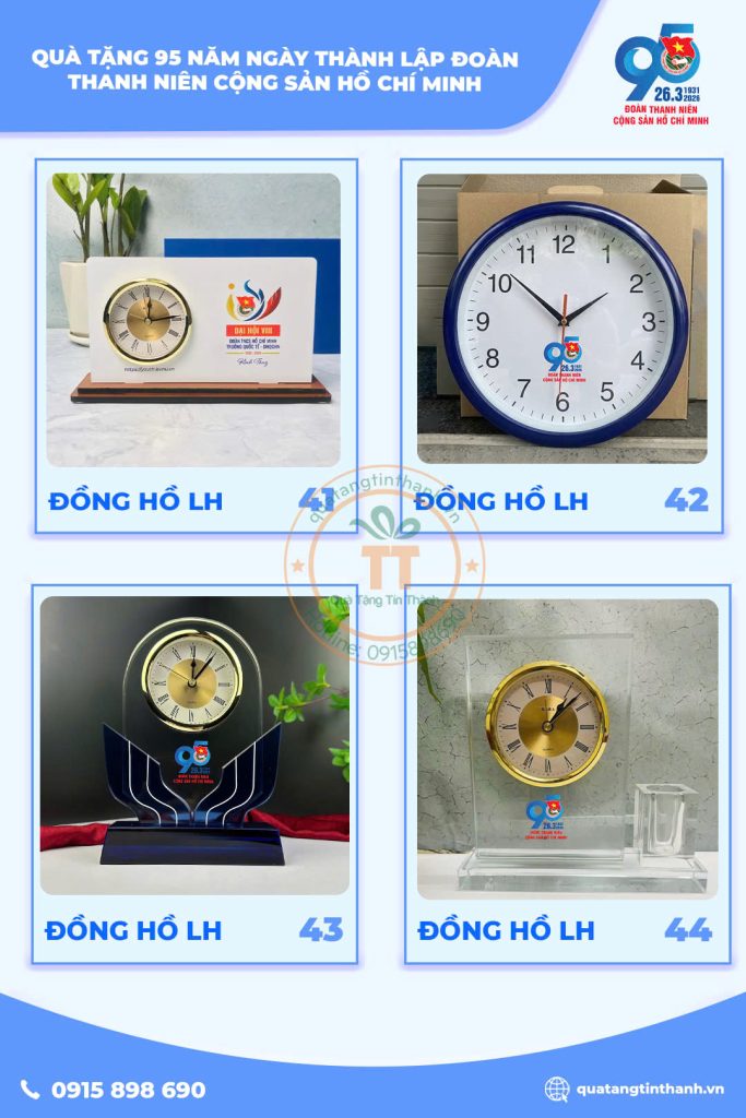 quà tặng kỷ niệm 95 năm thành lập đoàn thanh niên cộng sản hcm