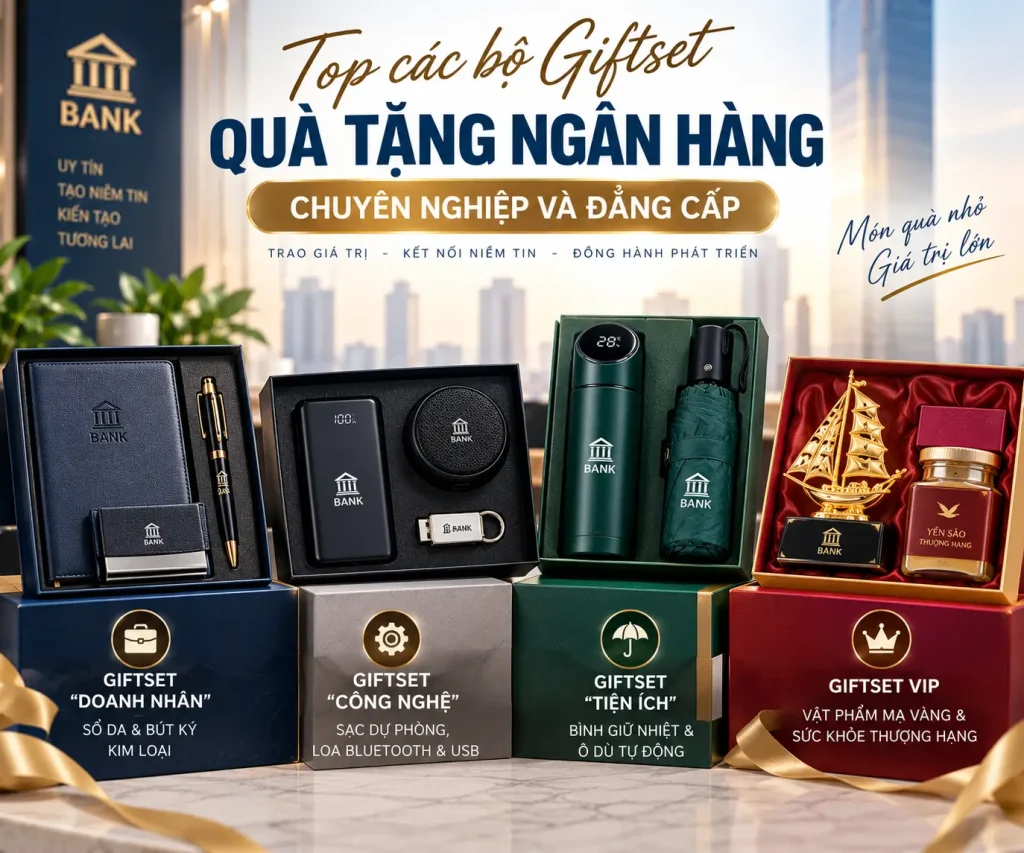 Top Giftset Quà Tặng Ngân Hàng Đẹp & Chuyên Nghiệp Nhất